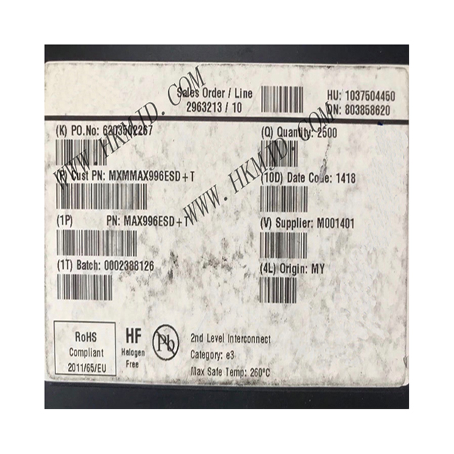 Оригинальные компоненты для компараторов IC 14-SOIC MAX996ESD MAX996
