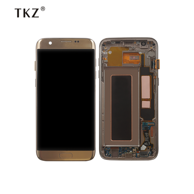 Черный сенсорный дисплей для Samsung Galaxy S7 Edge G935A G935V G935P G935T G935F, сменный ЖК-экран