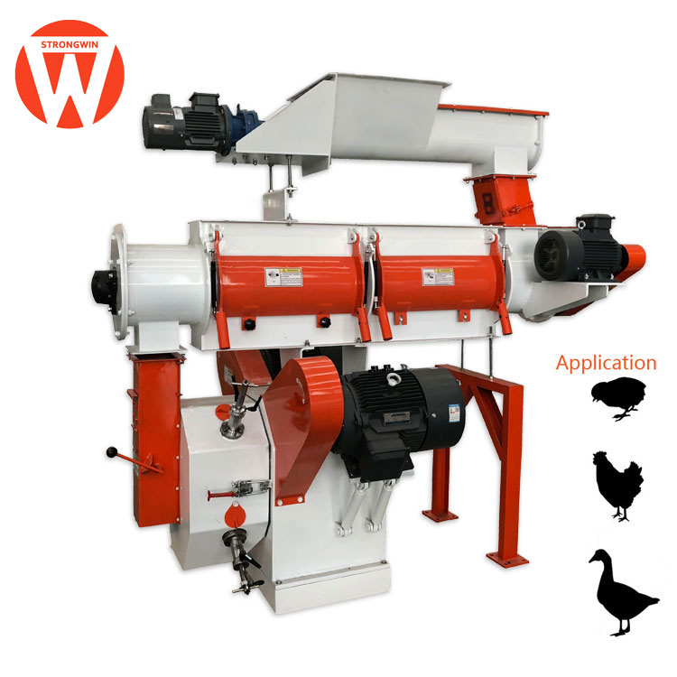 Chicken poultry feed pellet granulating machine for sales