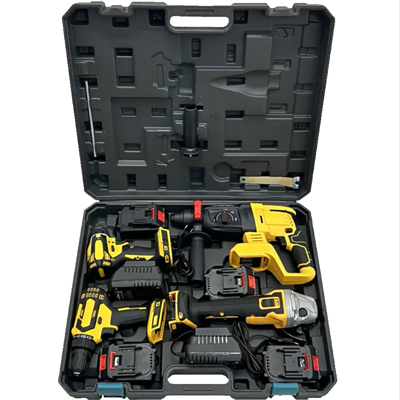 household drill hand tool kit set home tools box accessory kit mechanic for bike