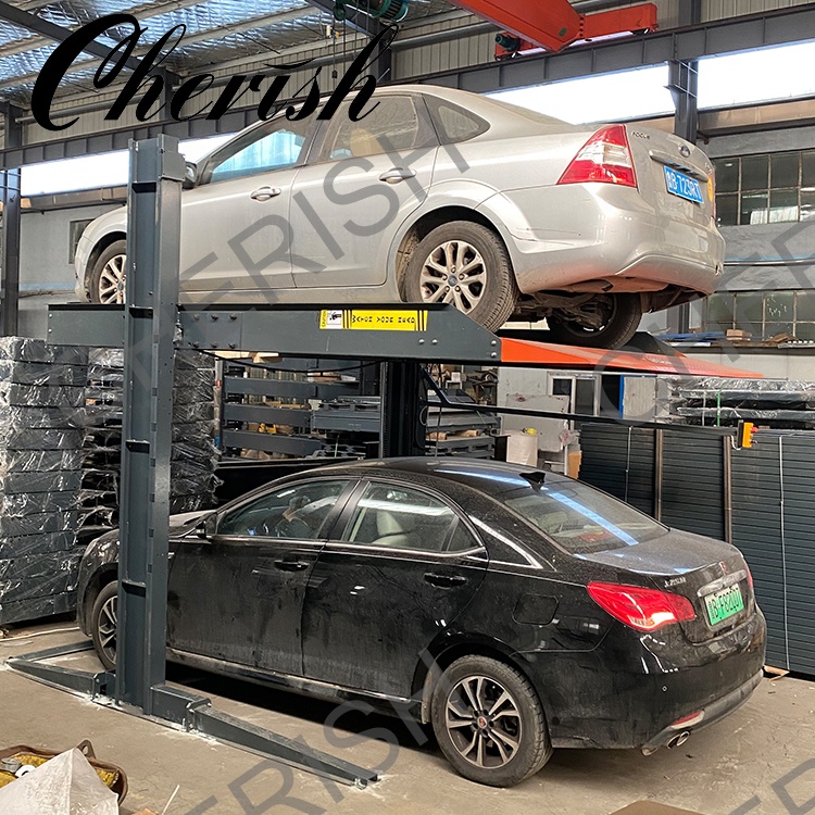 Лидер продаж, двойной автомобильный подъемник для парковки автомобилей