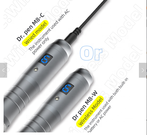 Проводная беспроводная ручка dr pen derma pen M8 2020, новый товар derma rolling pen