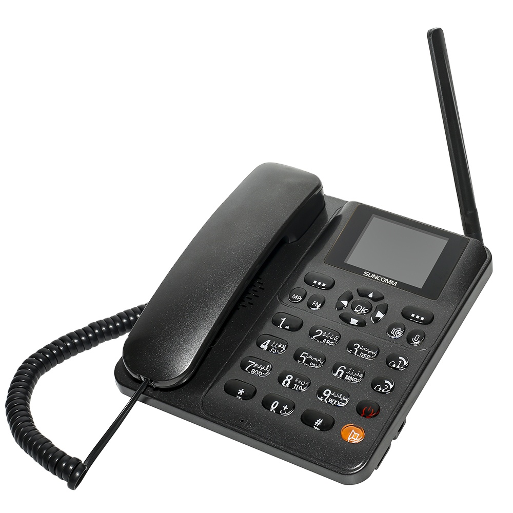 wireless landline telephone dual sim card slot SUNCOMM G678 office cordless telephones