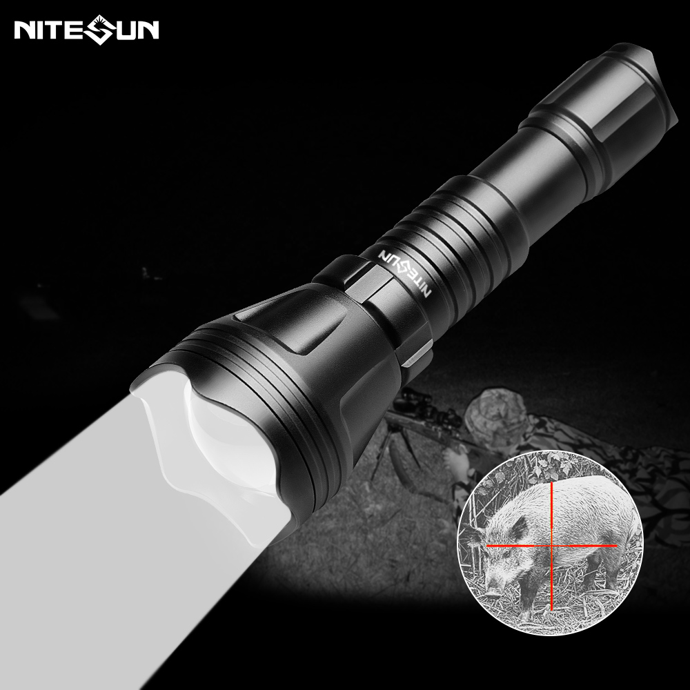 Nitesun B158B, система масштабирования, поисковый фонарь для охоты, Электрический фонарь, светодиодный фонарик для охоты