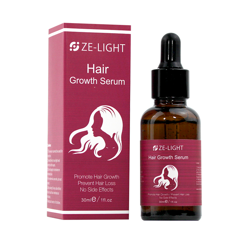 Сыворотка ZeLight, 30 мл, эфирное масло с частной этикеткой, черная Сыворотка для роста волос, органическое натуральное масло для роста волос