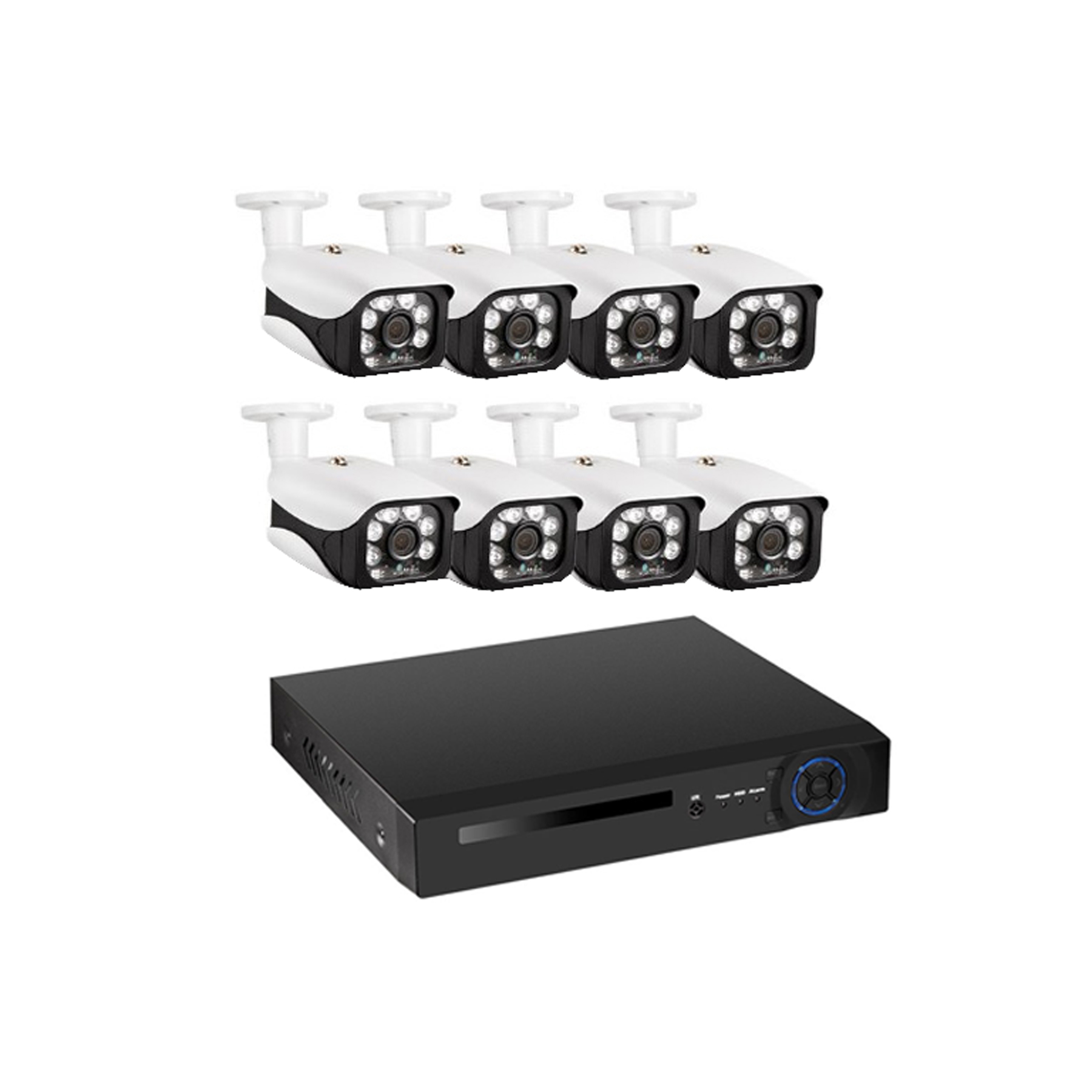 Ready to Ship High Performance KERUI 8CH 5MP CCTV Video Surveillance POE Security Camera System NVR Kit