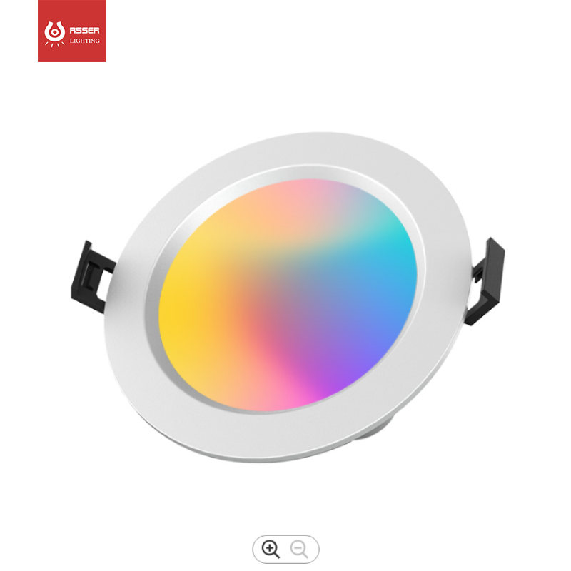 9 Вт RGB + CW, BLE Mesh ,WIFI + Bluetooth или Zigbee контроль Homkit ,Siri светодиодный светильник