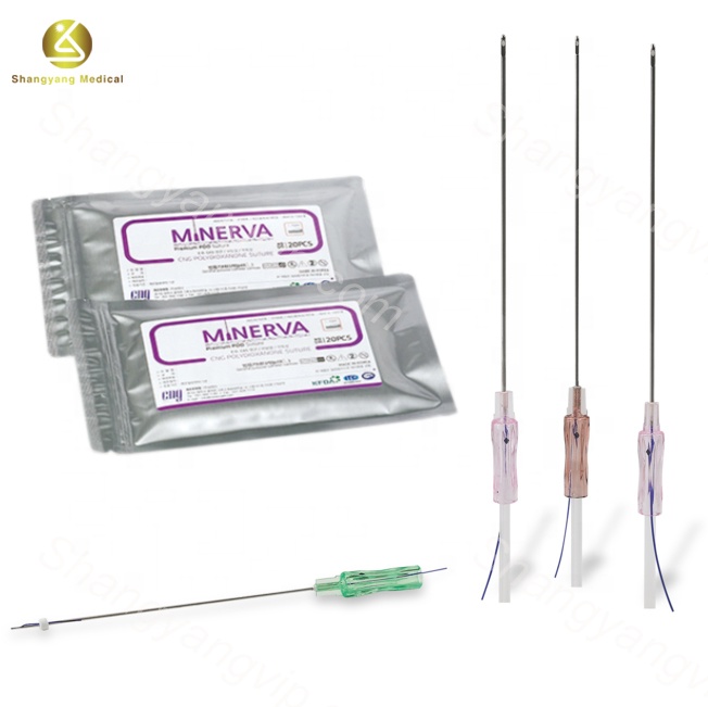 Абсорбируемые нитки для носа fio pdo cog l-cannula 19 г 100 мм