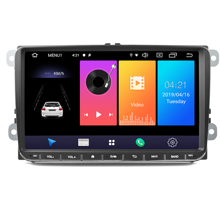 1 + 16G 9 дюймов 2 Din Android 10 автомобильное радио для VW Passat B6 amarok volkswagen Skoda Octavia 2 superbseat leon golf 5 6 мультимедиа