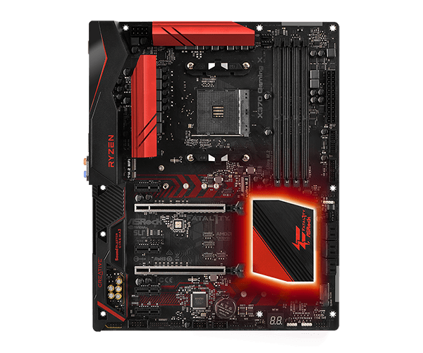 Восстановленная материнская плата X370 GAMING X AM4 поддерживает десктопные ПК с двойной SATA Intel 128 ГБ AMD Kingnovy Ranger Rayzen 9 M.2 4 DDR4