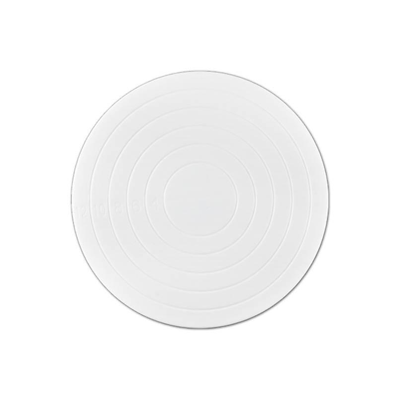 DIY Cookies Baking Plastic Pan Decorating Plate Rotating Table Round Cake Stand Tool Cake Rotary Turntable14cm