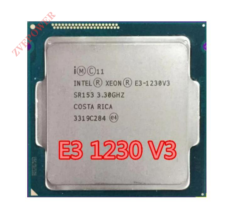 Используется для Intel Ксеон E3-1230 V3 E3 1230 V3 e3 1230V3 Quad-Core cpu LGA1150 настольный процессор должным образом настольный процессор