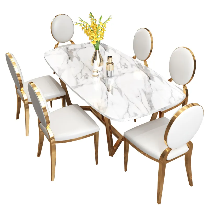 Free sample cheap dining room furniture modern 12 10 8 seater glass dining table set for sale