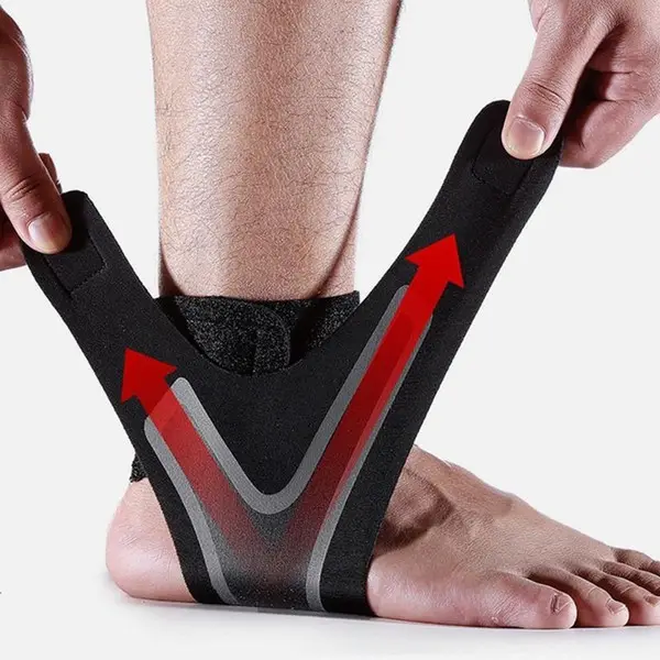 Adjustable Open Sports Protection Sport Anti Sprain Men Foot Heel Neoprene Ankle Support Brace