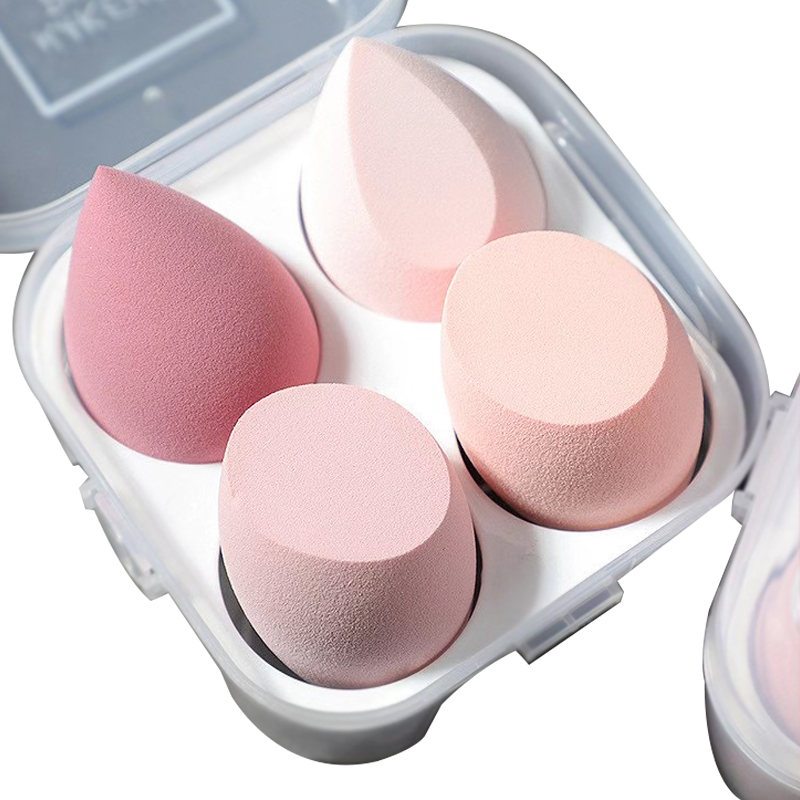 Soft Latex Free Beauty Egg Powder Cosmetic Puff Makeup Sponge blender set