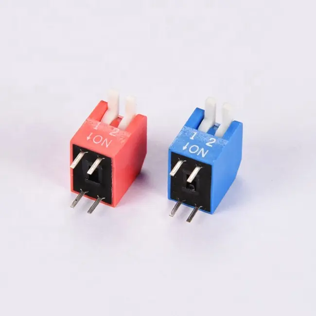 High quality KLS7-DPT SPST Standary Piano type 1~12 pins 25mA 24V dip switch