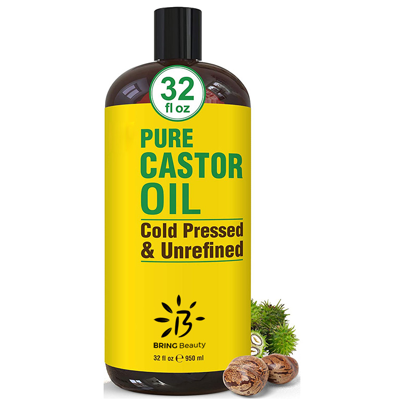 Pure Natural Organic Private Label Bulk Cold Pressed Jamaican Black Castor Oil For Hair Eyelash Eyebrow Growth