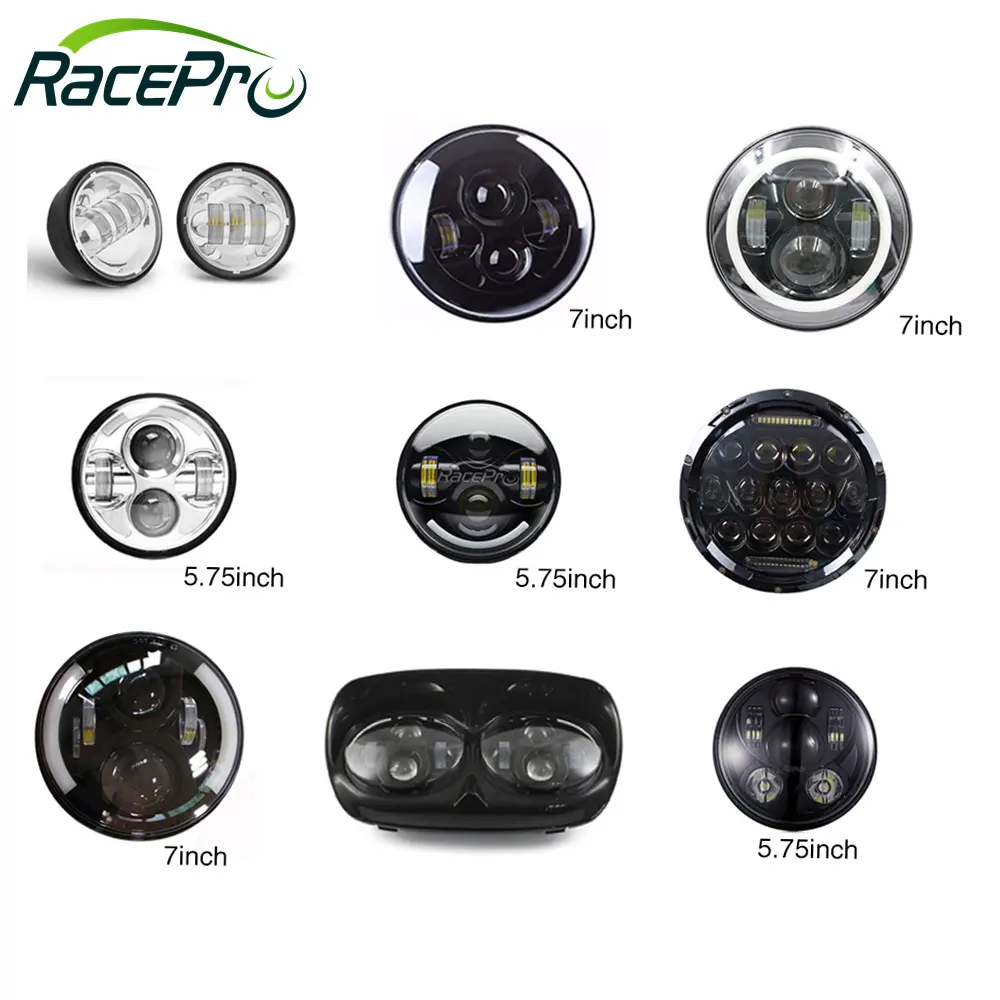 Custom Motorcycle Parts Lighting System LED Projector Headlights Signal Light Tail Light for Harley Davidson