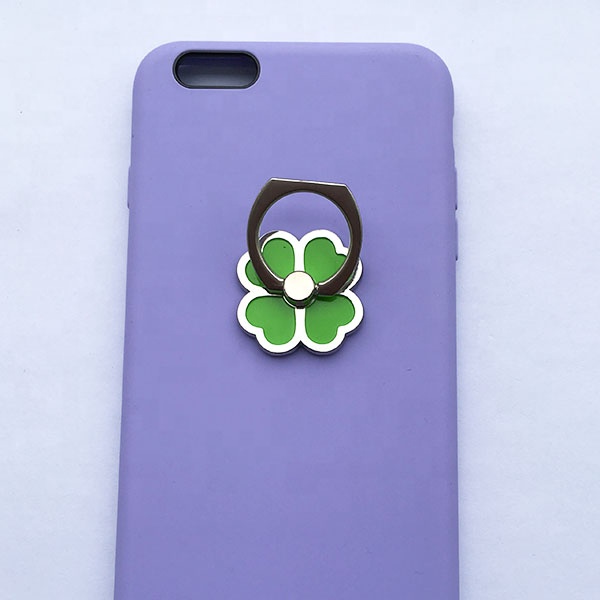 Цена по прейскуранту завода Lucky four green leaves для смартфона металлическое кольцо