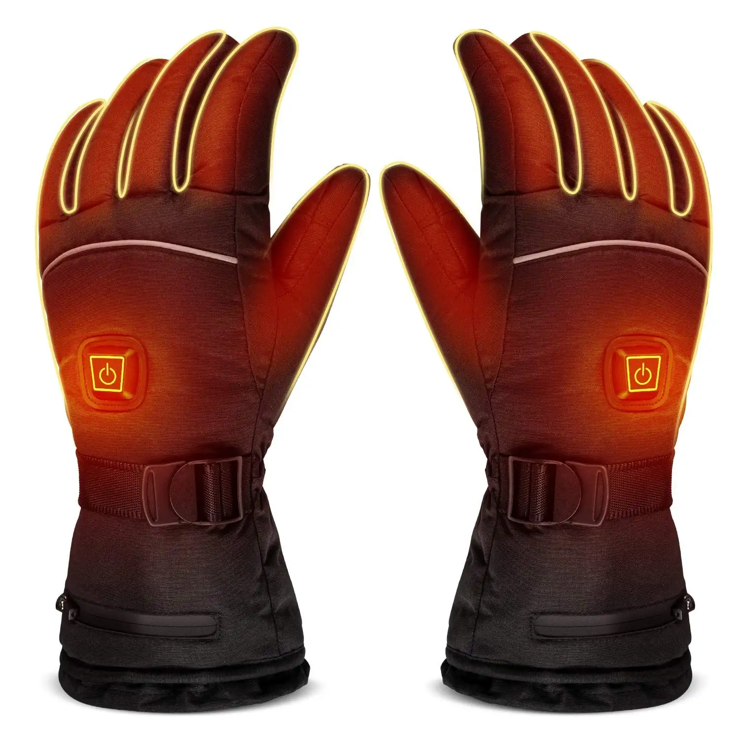 Waterproof Rechargeable Battery Snowboard Motorcycle Racing Cycling Winter Ski Electric Heated Gloves