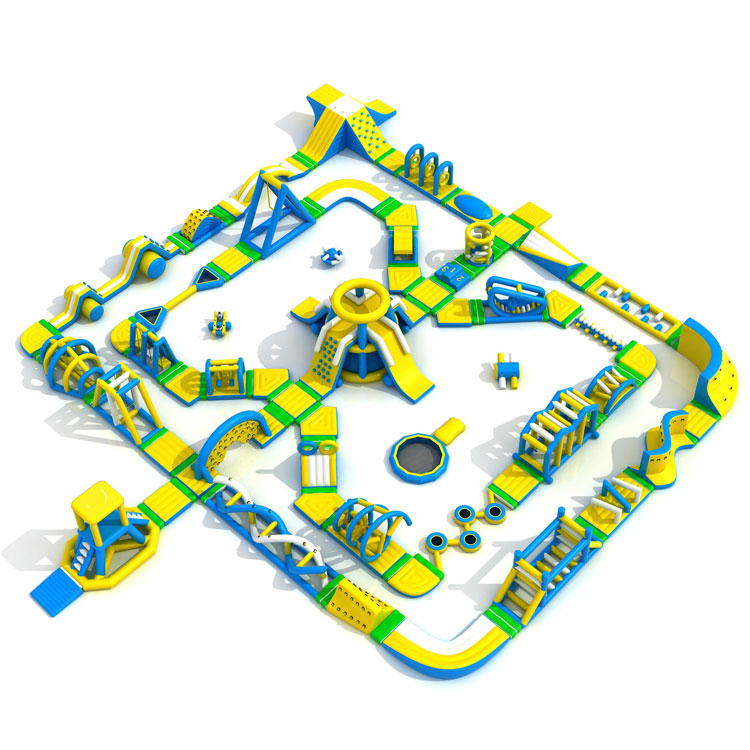 China Supplier Educational Play Area Commercial Water Park Play Equipment Huge Inflatable City Water Slide