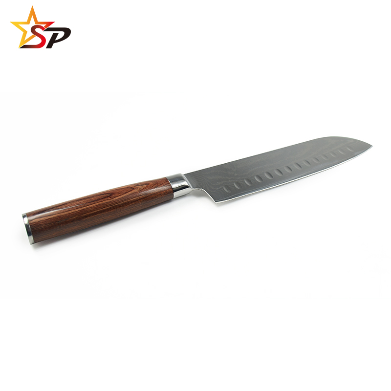 Damascus knife new kitchen santoku knife damascus kitchen knife