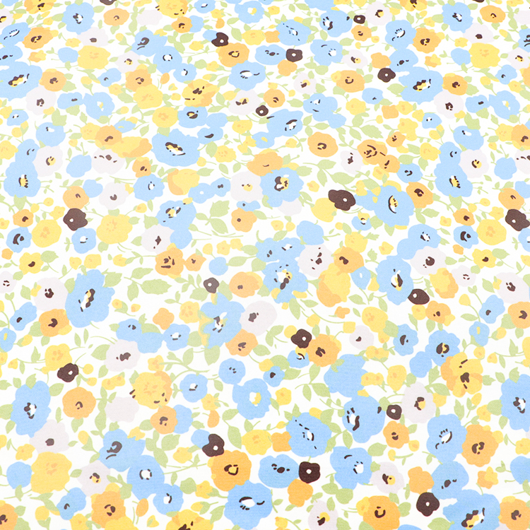 2021 fashion trend stock lots stretch recycled 95% polyester 5%spandex floral digial print bullet fabric