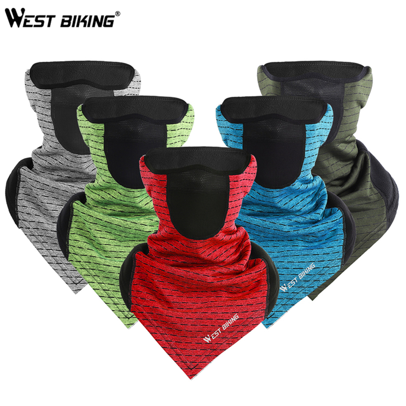 Велосипедная маска WEST BIKING, теплая спортивная, для езды на велосипеде, на зиму, зиму