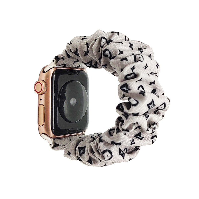 Эластичный ремешок Scrunchy для Apple Watch, сменный ремешок для наручных часов, ремешок для iWatch 44 мм 42 мм 40 мм 38 мм