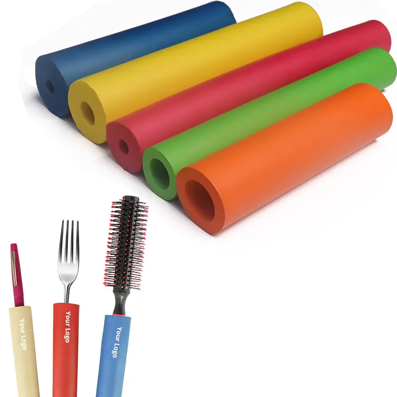 Flexible silicone foam sponge tube