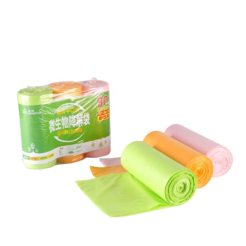 Промышленный Ok Compostable бытовой пластиковый мешок для мусора En13432