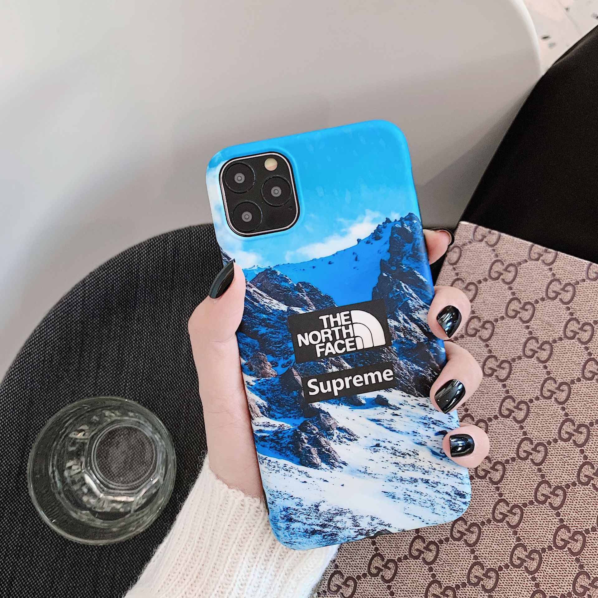 Новый модный внешний вид Supreme-Снежная гора чехол для телефона для iPhone-11» бетонный завод/6/7/8plus/X/xsmax