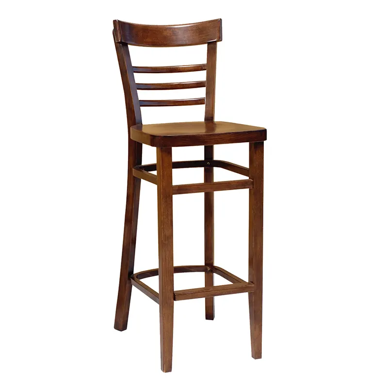 Wholesale suitable solid wood restaurant chair dining chairs bar stool