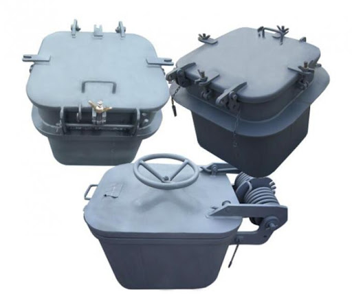 Marine hardware 316 stainless steel cowl vents inspection hatch cover deck plate for boats