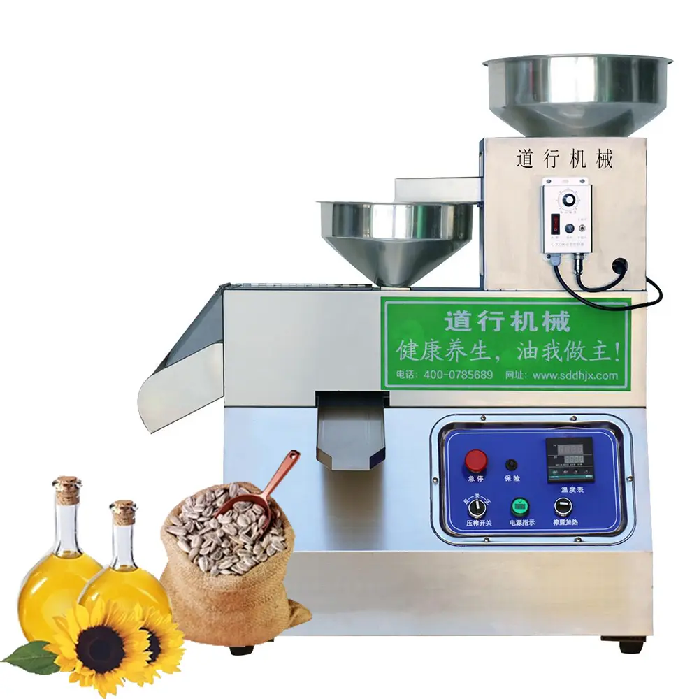 Commercial Scale Automatic Flax seed Soybean Peanut Coconut Sesame Oil Maker Oil Press Machine