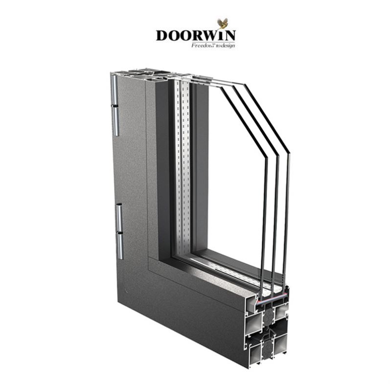 Latest Design Two Way Open aluminum profile Tilt And Turn Casement Glass sample window