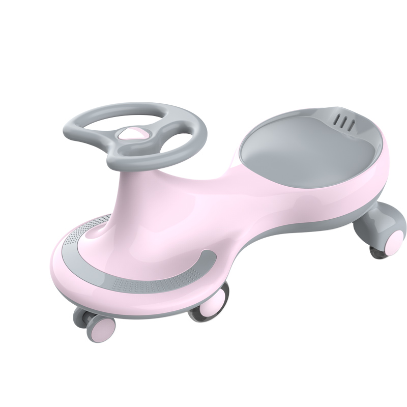 Abs Plastic Steering Wheel Swing Car Children Wiggle Swing Car