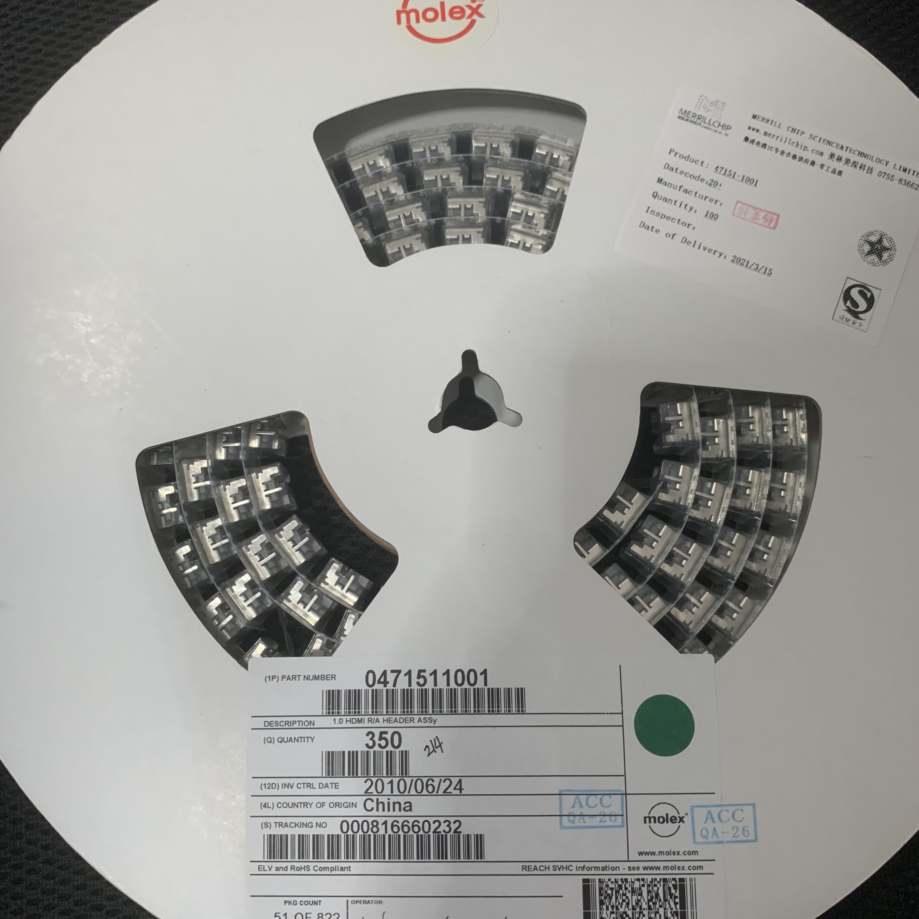 Высококачественные USB-разъемы Merrillchip 47151-1001