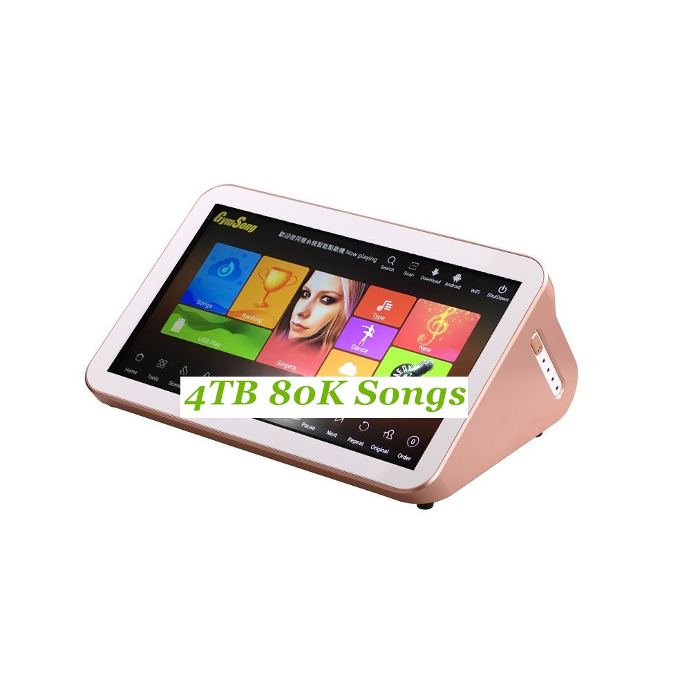 15,6 дюймовый сенсорный экран 4 ТБ Hdd Ktv комплект для караоке Android плеер Система домашнего кинотеатра