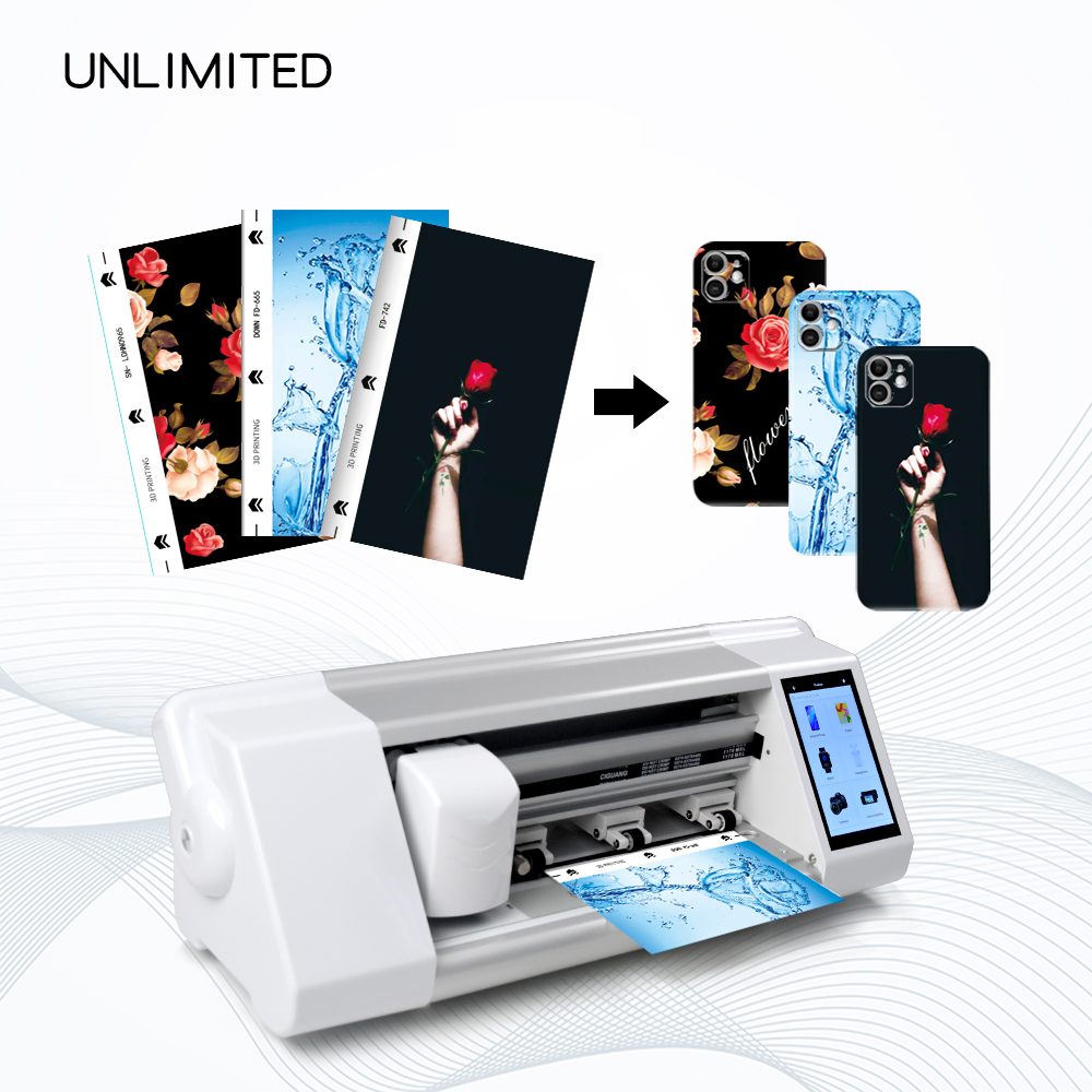 Hydrogel Raw Material Tpu Film Plotter Cutter For Customizing Mobile Phone Protector And Skin