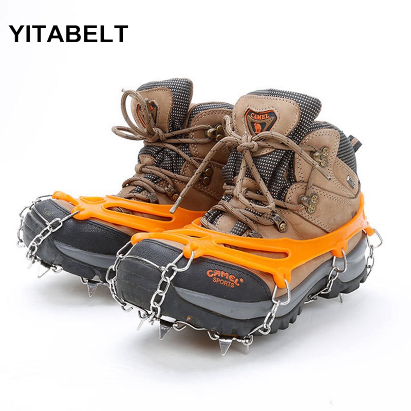 Outdoor Climbing Anti Skid Crampons Snow Anti Skid Shoe Covers Snow Claws Hiking Rock Climbing Protective Crampons