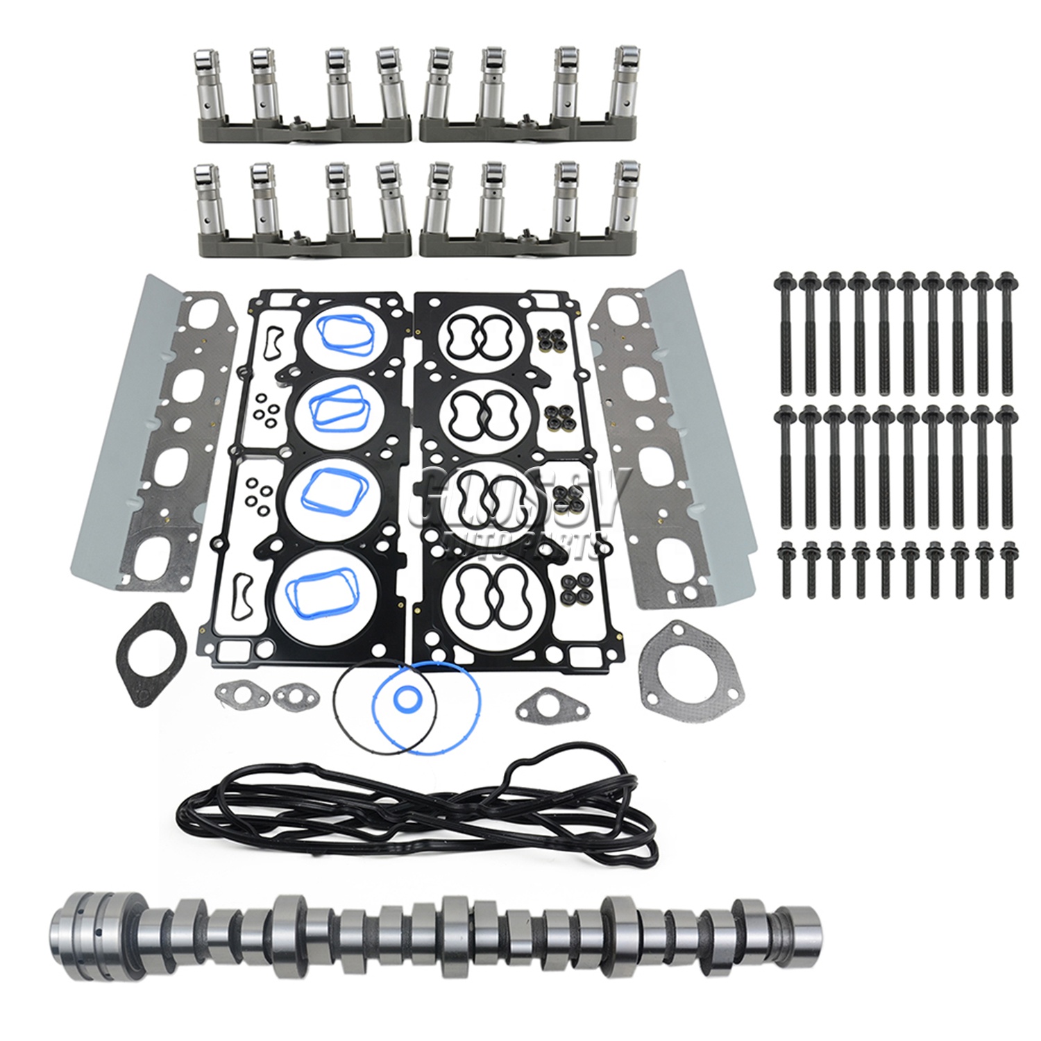 Набор глянцевых клапанов для двигателя MDS Ram 1500 5.7L 2500 3500 53021726AE 53021726AD ES72200 53022372AA HS26423PT 53022372AA