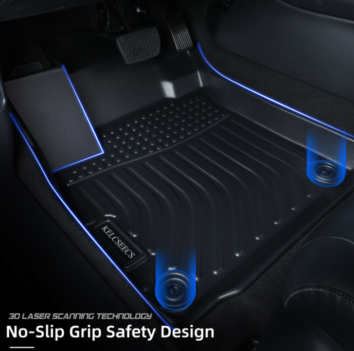 Car Interior Decorative 3D TPE Anit-slip Anti-water Car Floor Mat for Kia Rio