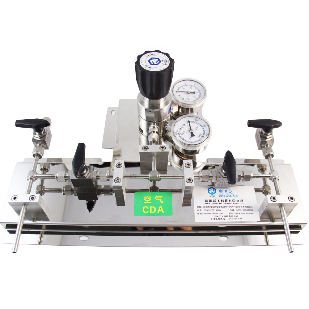 SS 316L Automatic Changeover System Air Pressure Regulator Needle Valve Diaphragm Valve