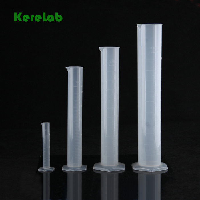 plastic graduated measuring cylinder 10ml 25ml 50ml 100ml 250ml 500ml 1000ml 2000ml