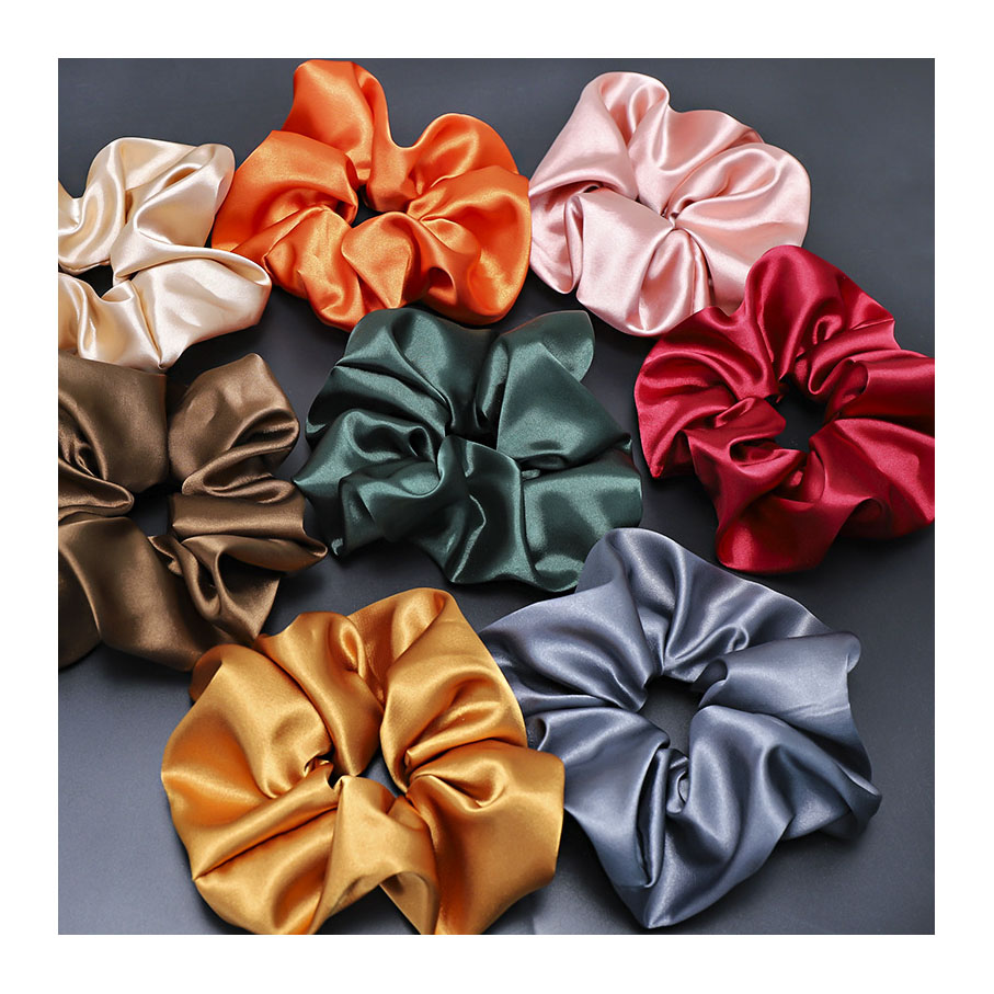 HA0249 Women Velvet Scrunchies With Diamond Girl Elastic Folds Hair Rubber Bands Crunchy Hair Ties Gum Hairband Accessories
