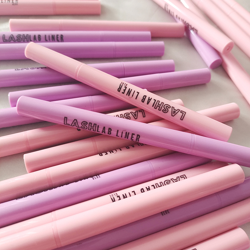 Customized Eyeliner Glue Pens Waterproof Free Sample Lash Glue Pen Strip Eyelash Adhesive Eyeliners Print Logo Glue Pen