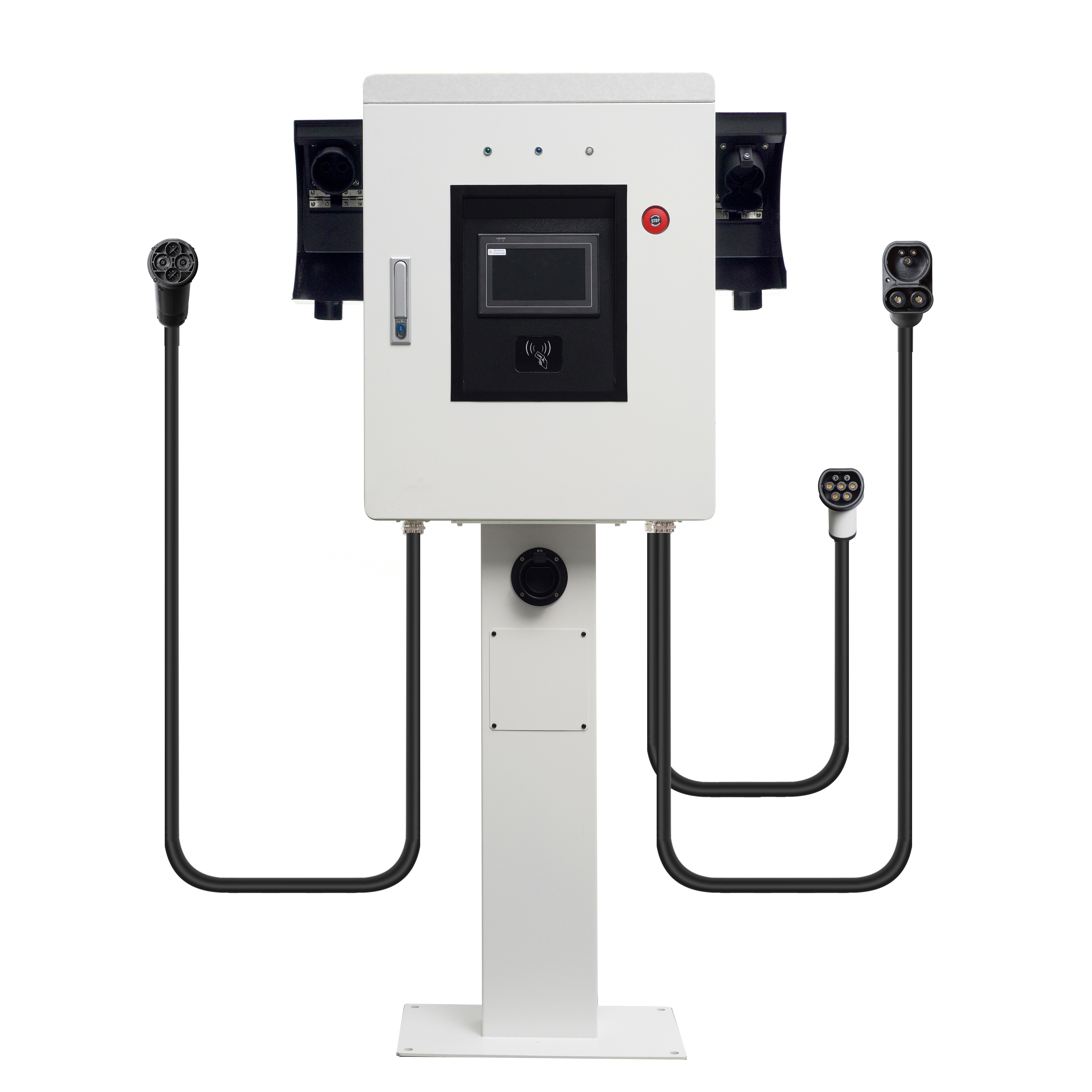 30kw dc and ac mutiple output fast charger wallbox ev charger dc ccs gbt charger