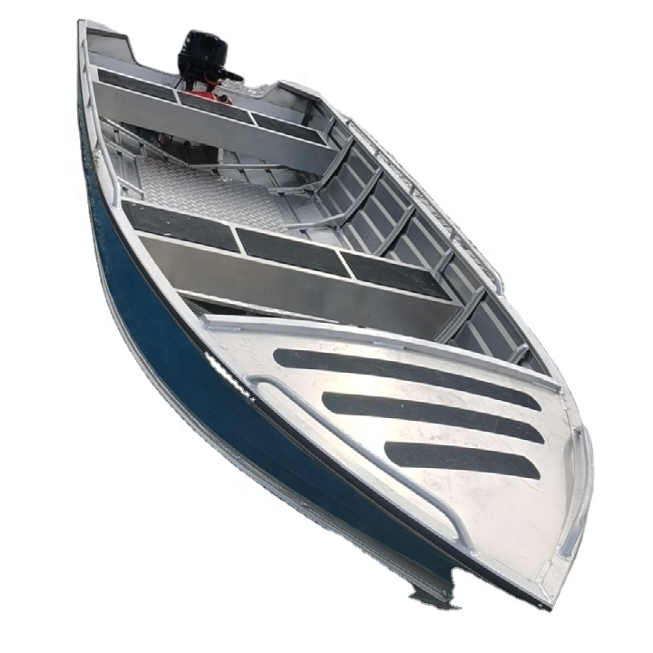 panga aluminium fishing boat for sale Belly aluminum fishing boat with CE