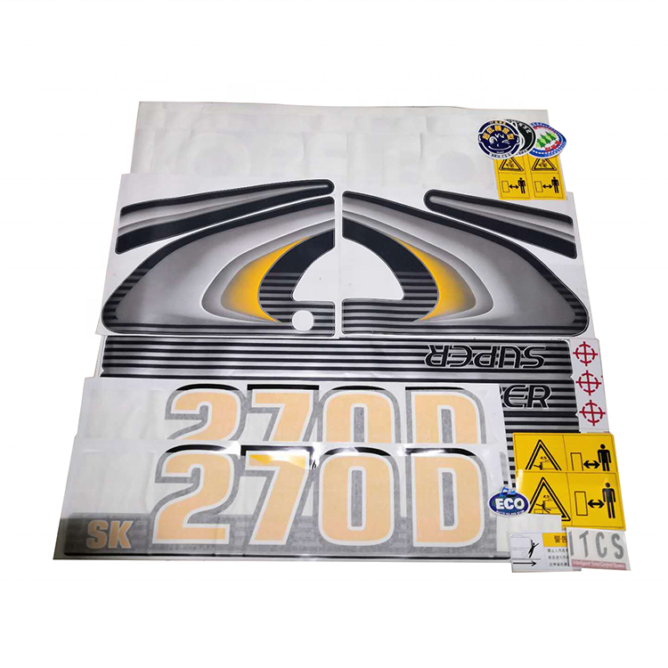 SK210-8 Digger Sticker Construction Machinery Excavator LABEL Decal Warning Sticker